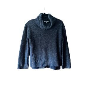 Madewell Women's Pullover Knitted Sweater Long Sleeve High Neck Blue Size XS